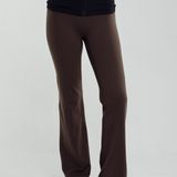 Sera Flexform Flare Pants in Dark Brown