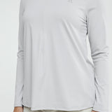 Hailey Running Top Hoodie in Grey