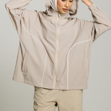 Talia Dynamic Windbreaker in Grey