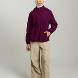 Neo X Windbreaker in Aubergine