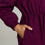 Neo X Windbreaker in Aubergine