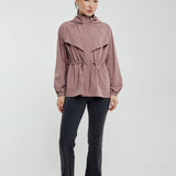 Lara Aeroshade Cinched Windbreaker in Rose Mauve