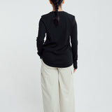 Selena Basic Top in Black