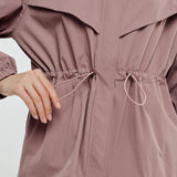 Lara Aeroshade Cinched Windbreaker in Rose Mauve
