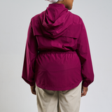 Neo Windbreaker Top in Magenta