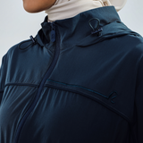 Neo X Windbreaker in Charcoal Blue