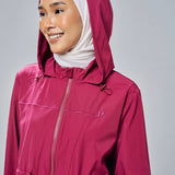 Neo Windbreaker Top in Magenta