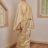 Citra Modern Caftan in Sand Yellow