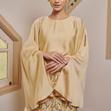 Citra Modern Caftan in Sand Yellow