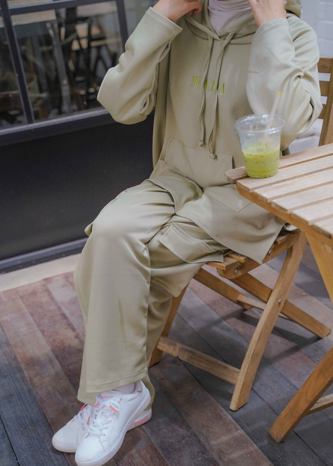 Orly Cargo Pants in Moss Green