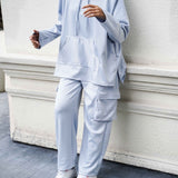 Orly Cargo Pants in Powder Blue