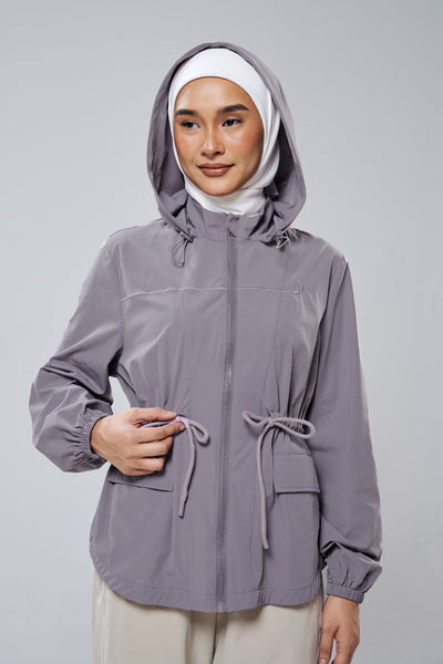 Neo Windbreaker Top in Lilac – NADA