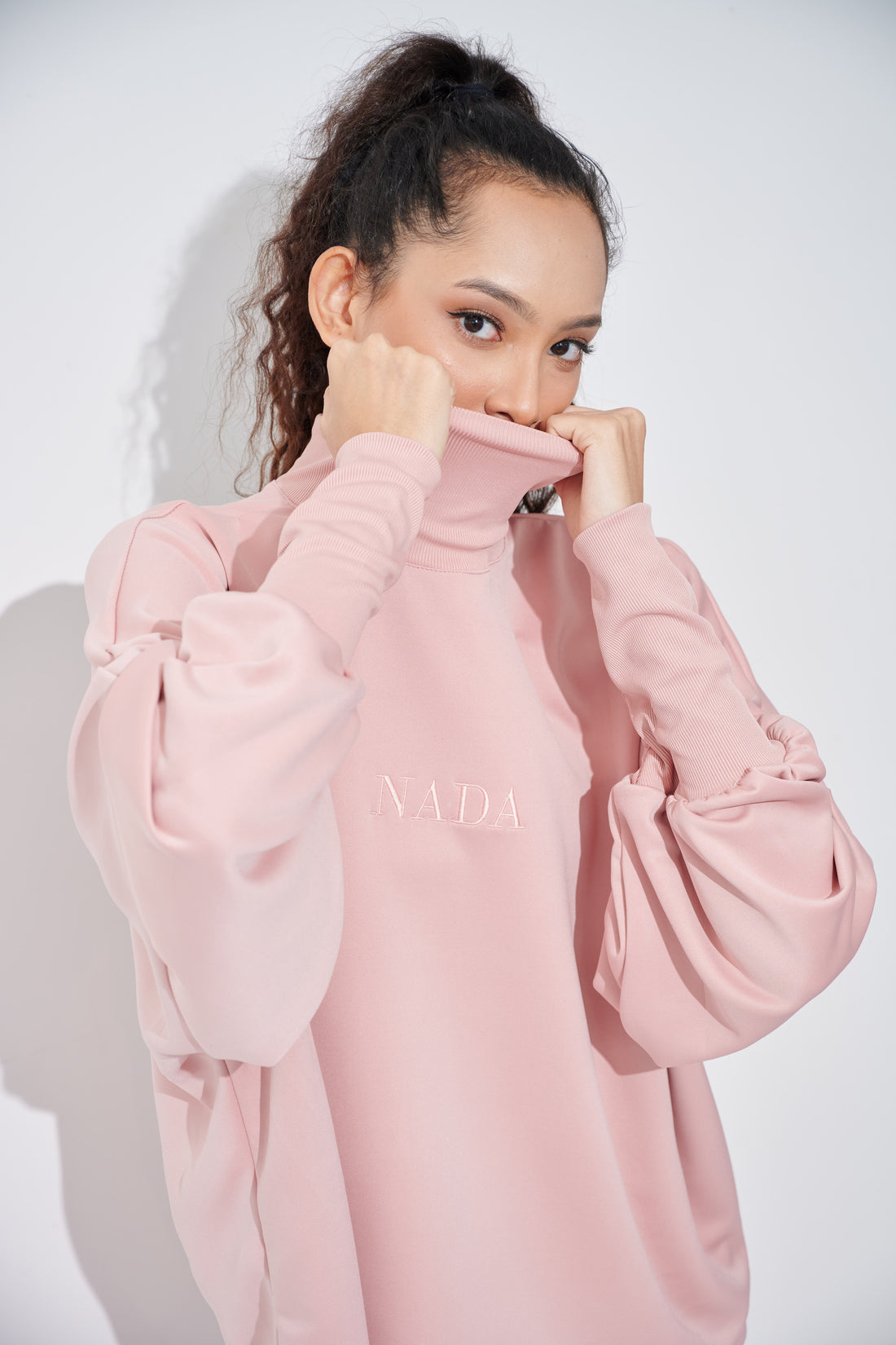 Marina Top in Powder Pink