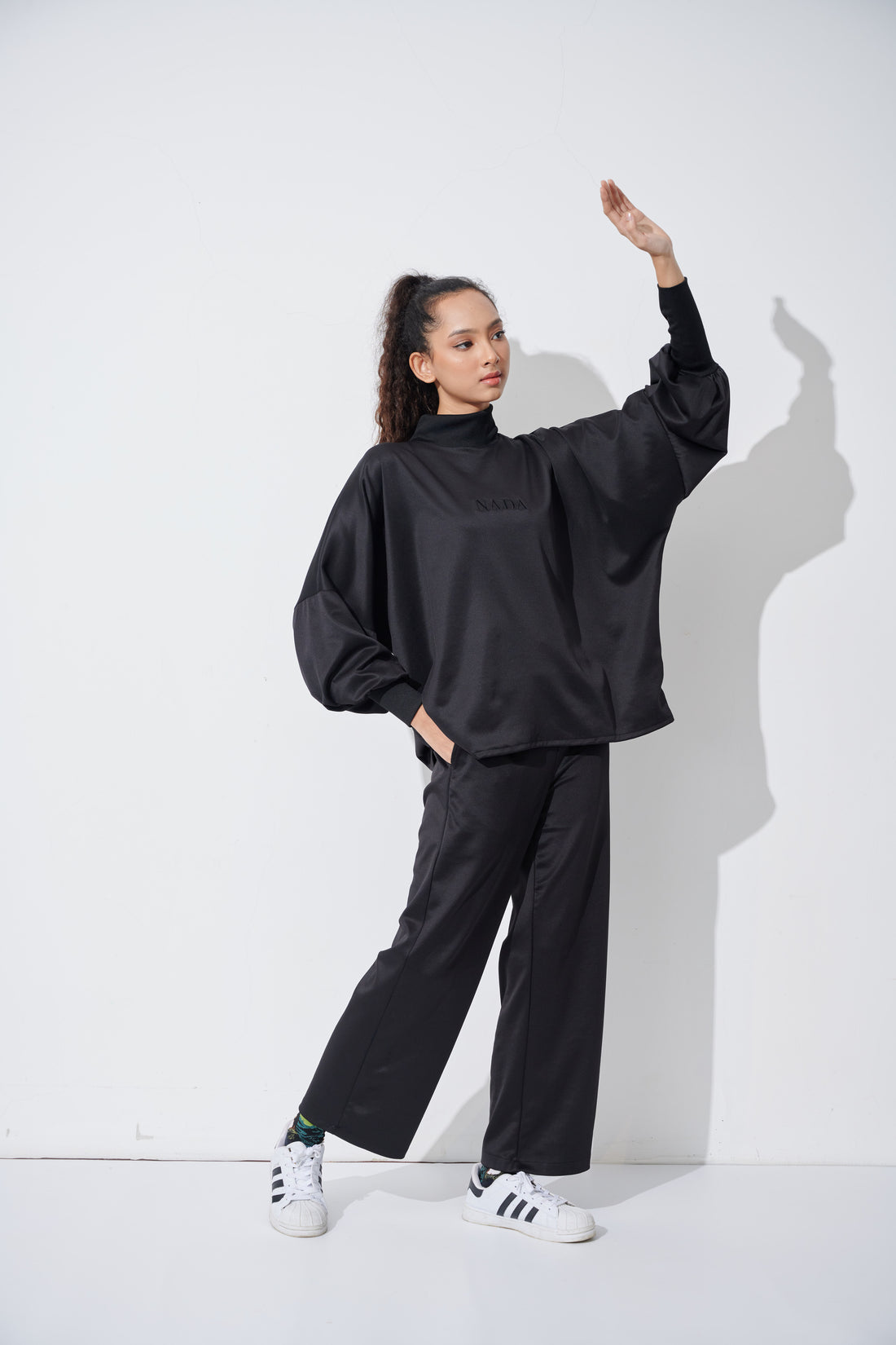 Marina Straight Cut Pants in Charcoal