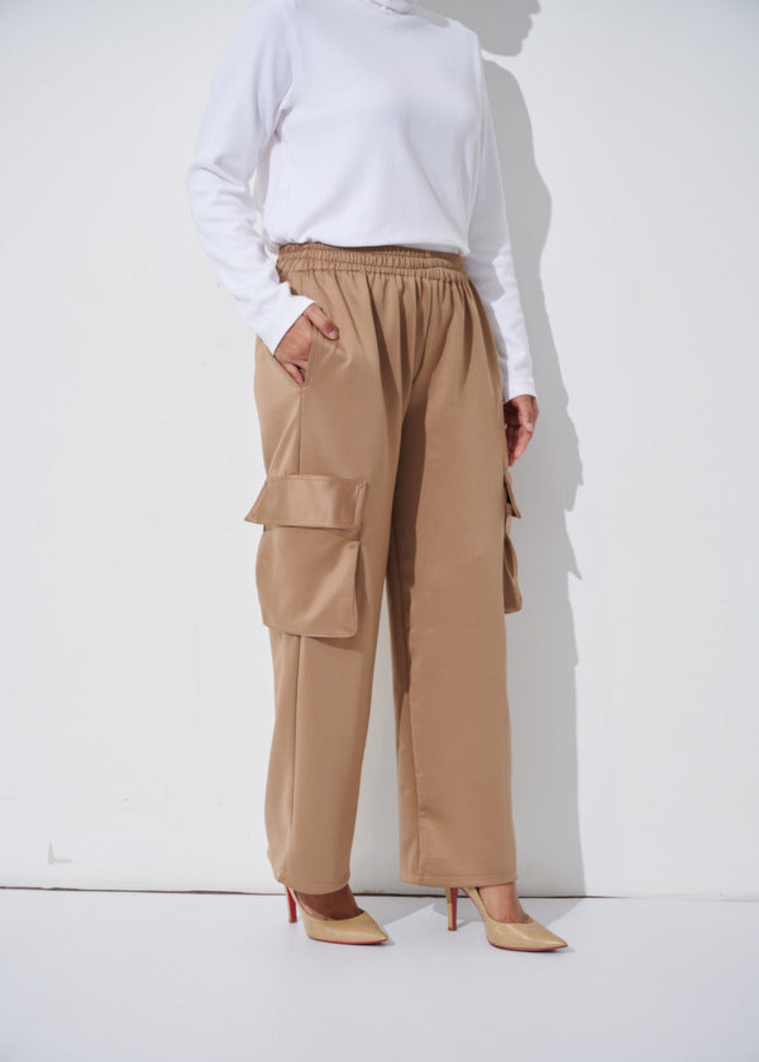 Orly Cargo Pants in Walnut Brown