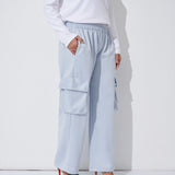 Orly Cargo Pants in Powder Blue