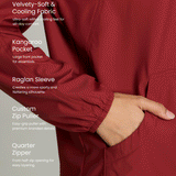 Aero Swift-fit Windbreaker in Burnt Orange