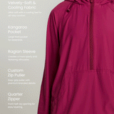 Aero Swift-fit Windbreaker in Magenta
