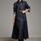 Valerie Denim Jacket Dress in Indigo