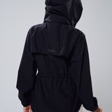 Neo Windbreaker Top in Black