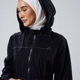 Neo Windbreaker Top in Black
