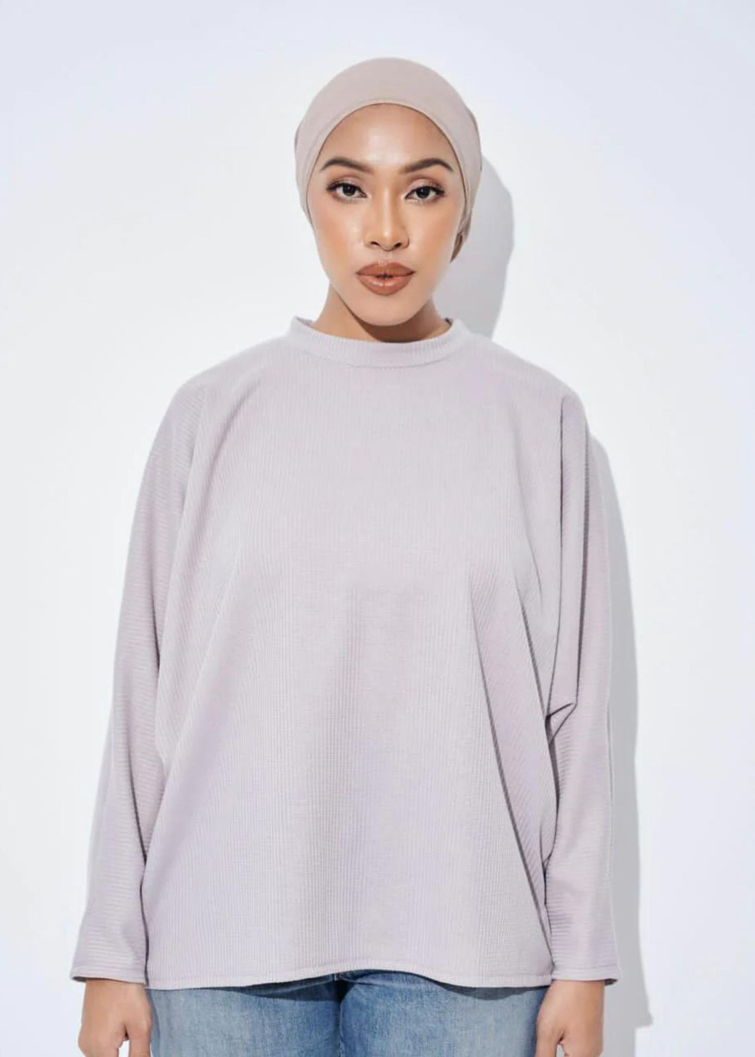 DONNA Waffle Knit in Grey