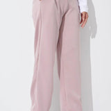 Narita Straight Cut Pants in Pale Pink