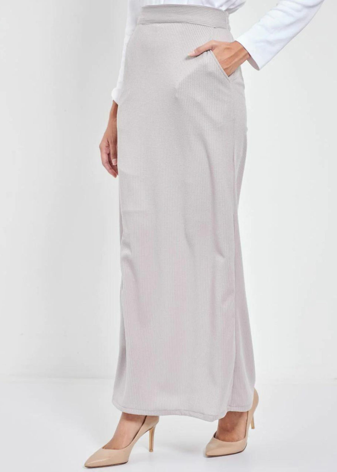 DONNA A Line Skirt in Grey