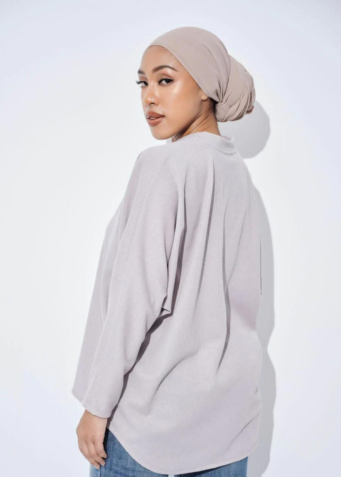DONNA Waffle Knit in Grey