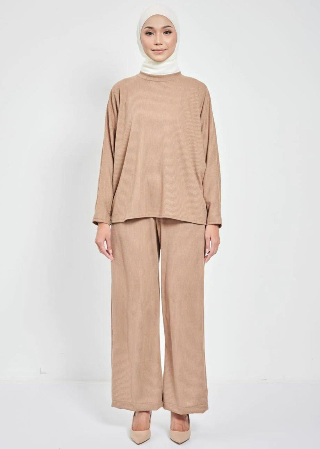 DONNA Straight Cut Pants in Cocoa Brown